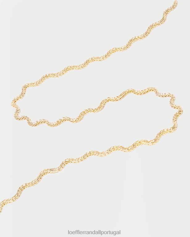 Loeffler Randall mulheres colar onda fritzie acessórios ouro FF0JR403