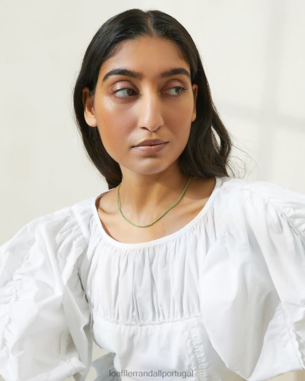 Loeffler Randall mulheres conjunto de colar de miçangas acessórios multi brilhante FF0JR408