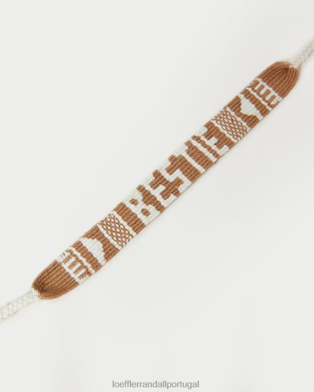 Loeffler Randall mulheres pulseiras de melhor amigo acessórios cáqui FF0JR405