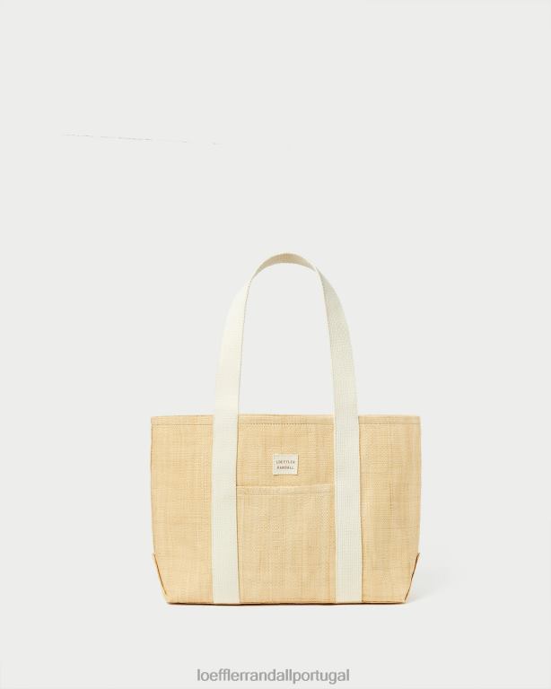 Loeffler Randall mulheres bolsa bennett média bolsas ráfia natural FF0JR316