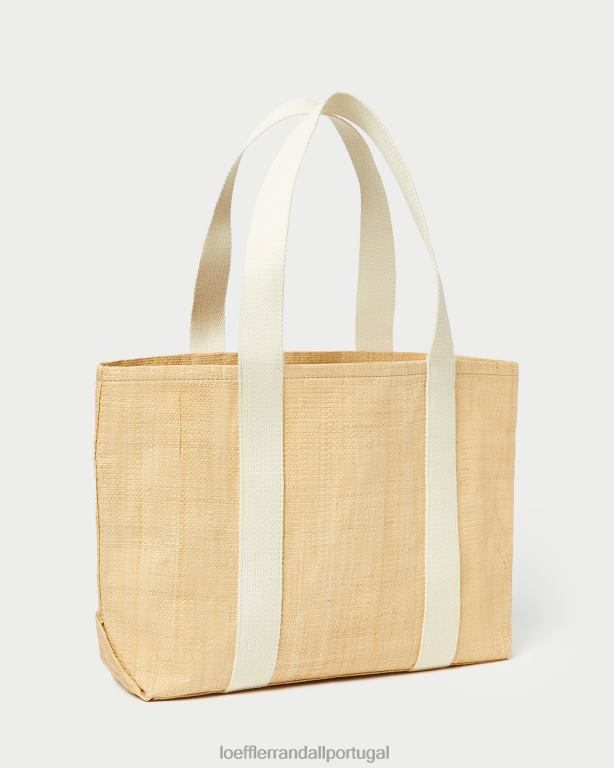Loeffler Randall mulheres bolsa bennett média bolsas ráfia natural FF0JR316