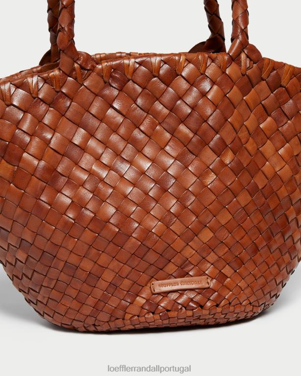 Loeffler Randall mulheres bolsa de couro tecido kai bolsas madeira FF0JR318
