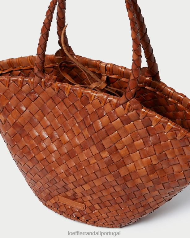 Loeffler Randall mulheres bolsa de couro tecido kai bolsas madeira FF0JR318