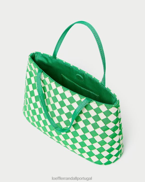 Loeffler Randall mulheres mini bolsa peixinho bolsas verde/creme FF0JR320