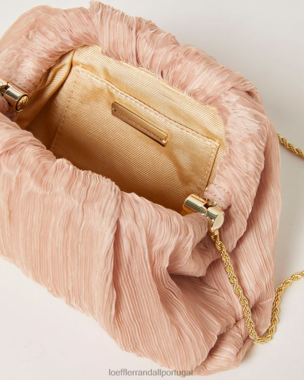 Loeffler Randall mulheres clutch cúpula plissada bailey bolsas beleza FF0JR358