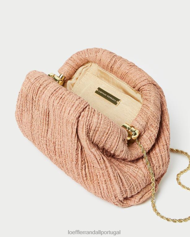 Loeffler Randall mulheres clutch cúpula plissada bailey bolsas corar FF0JR387