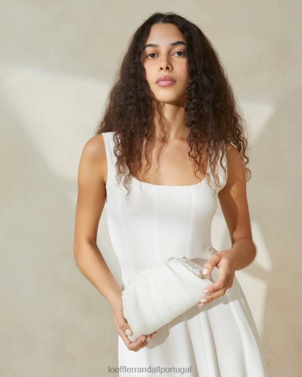 Loeffler Randall mulheres clutch cúpula plissada bailey bolsas pérola FF0JR360