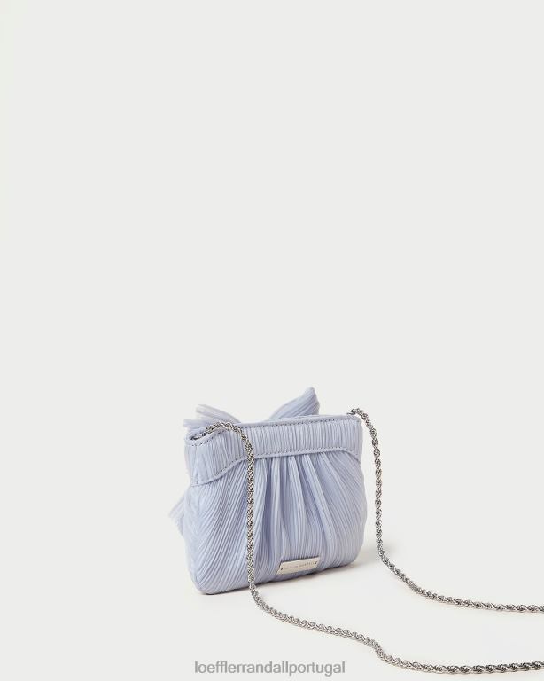 Loeffler Randall mulheres clutch mini arco rochelle bolsas azul FF0JR339
