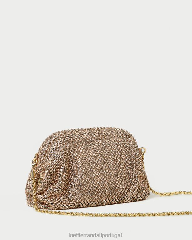 Loeffler Randall mulheres mini bolsa doris diamante bolsas pêssego claro FF0JR369