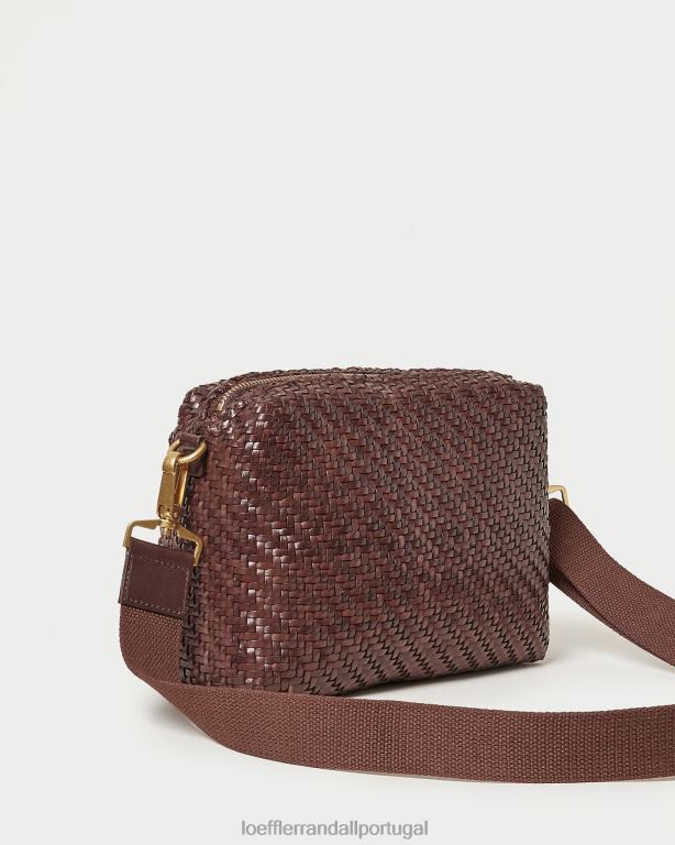 Loeffler Randall mulheres bolsa para câmera em tecido patricia bolsas chocolate FF0JR327