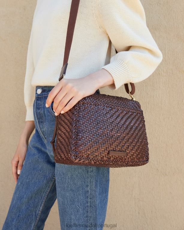 Loeffler Randall mulheres bolsa para câmera em tecido patricia bolsas chocolate FF0JR327