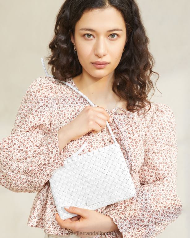 Loeffler Randall mulheres bolsa transversal marison bolsas branco FF0JR330