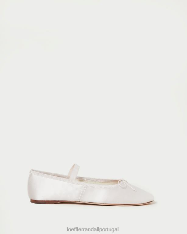 Loeffler Randall mulheres Leonie Ballet Flat sapato creme FF0JR300