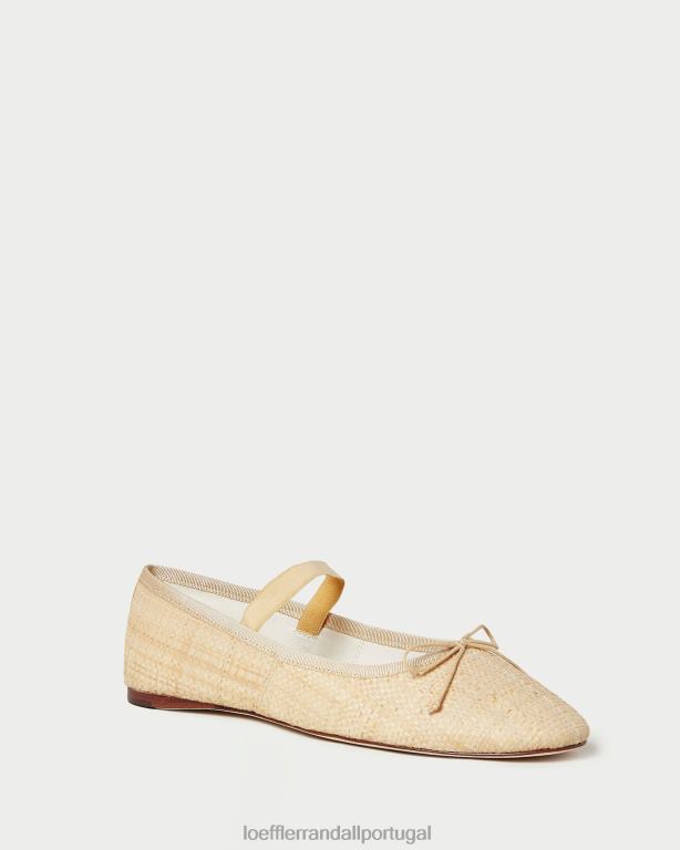 Loeffler Randall mulheres Leonie Ballet Flat sapato natural FF0JR302