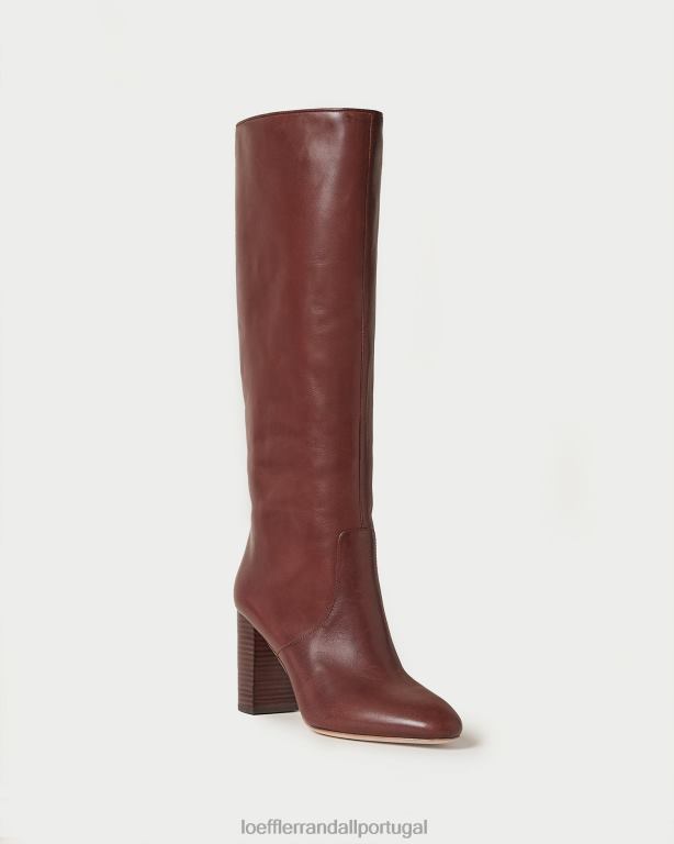 Loeffler Randall mulheres bota alta dourada sapato expresso FF0JR285
