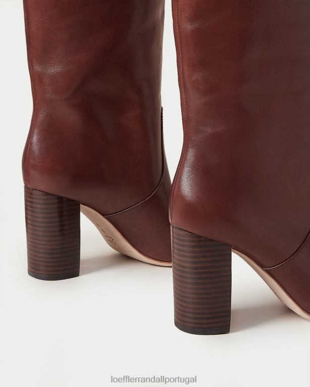 Loeffler Randall mulheres bota alta dourada sapato expresso FF0JR285