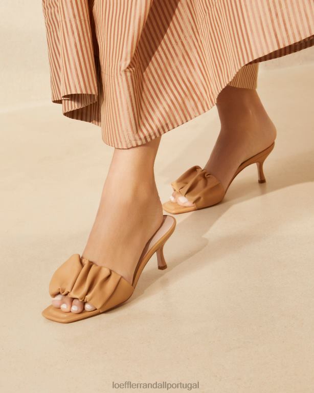 Loeffler Randall mulheres mule bianca com salto gatinho sapato duna FF0JR67