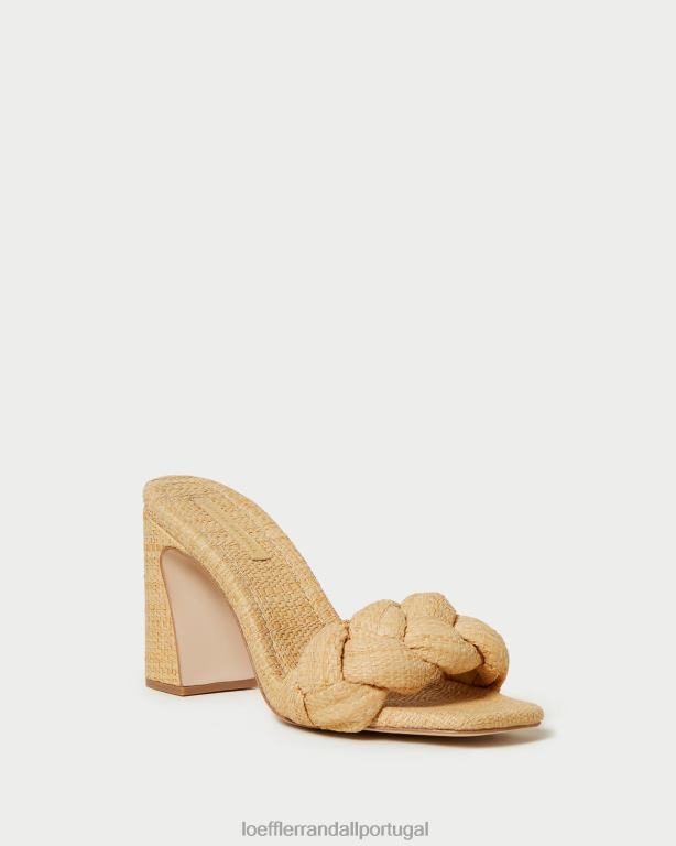 Loeffler Randall mulheres mule curvo trançado freya sapato natural FF0JR41