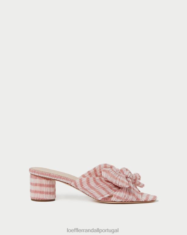 Loeffler Randall mulheres salto arco emilia sapato guingão rosa suave FF0JR79