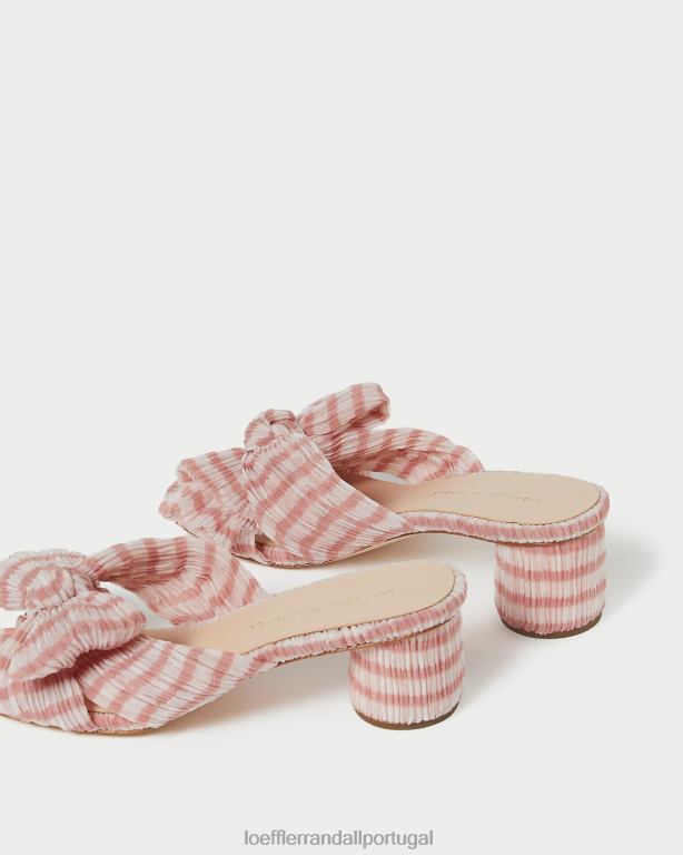 Loeffler Randall mulheres salto arco emilia sapato guingão rosa suave FF0JR79