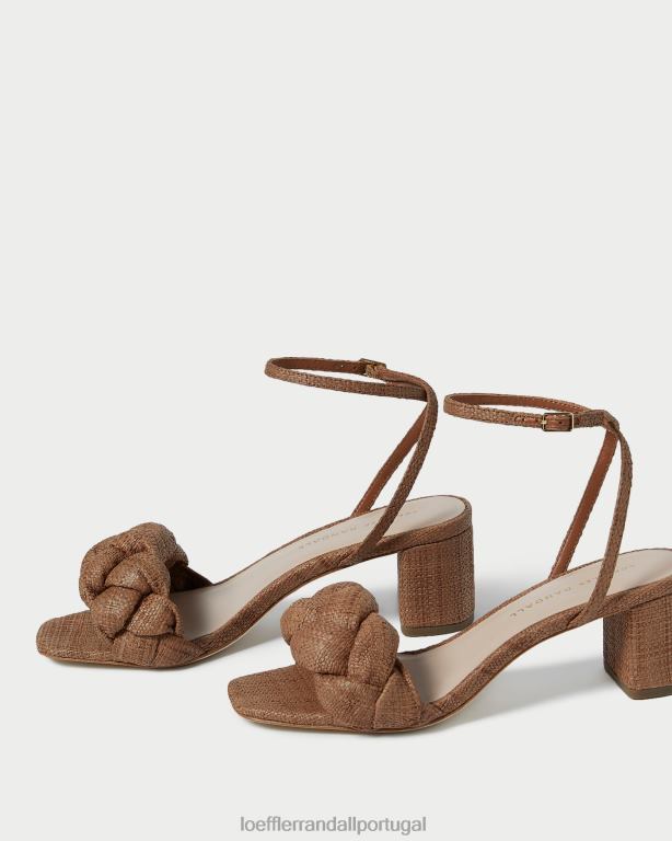 Loeffler Randall mulheres salto baixo avril sapato marrom FF0JR61