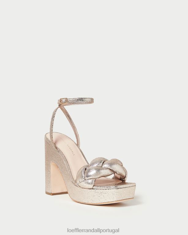 Loeffler Randall mulheres salto plataforma fae sapato prosecco FF0JR36