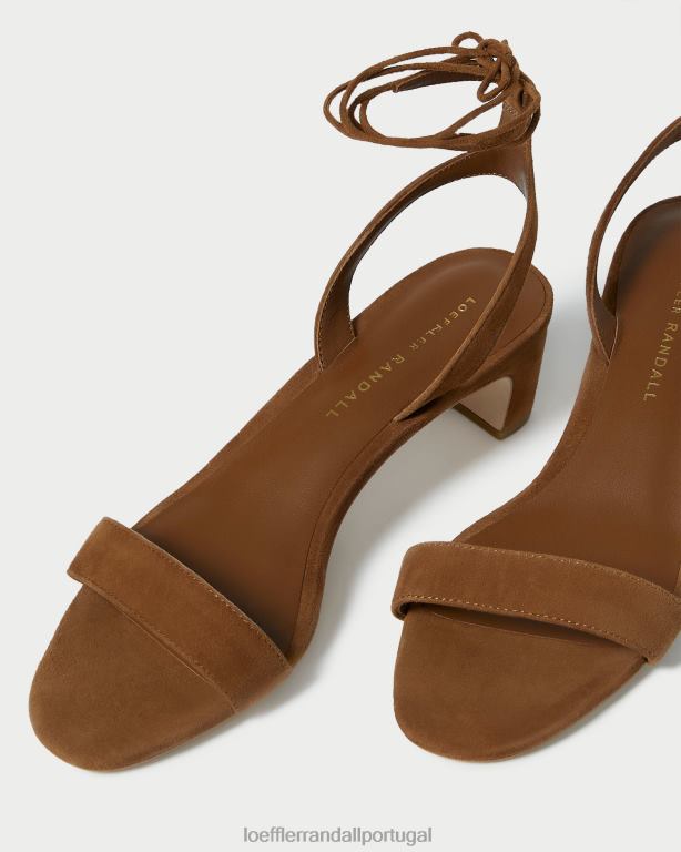 Loeffler Randall mulheres sandália jackie salto médio sapato cacau FF0JR87