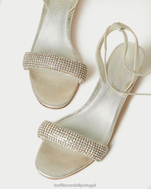 Loeffler Randall mulheres sandália jackie salto médio sapato capuccino FF0JR70