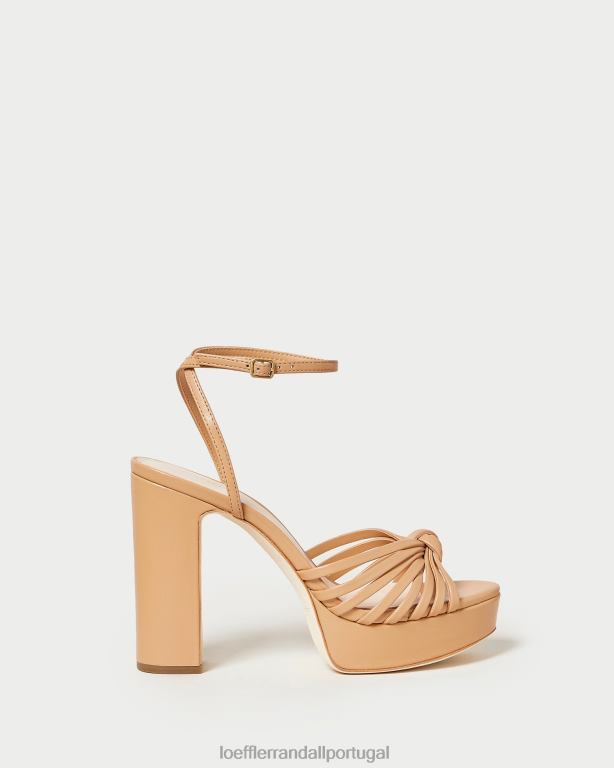Loeffler Randall mulheres sandália plataforma rivka nó sapato duna FF0JR39