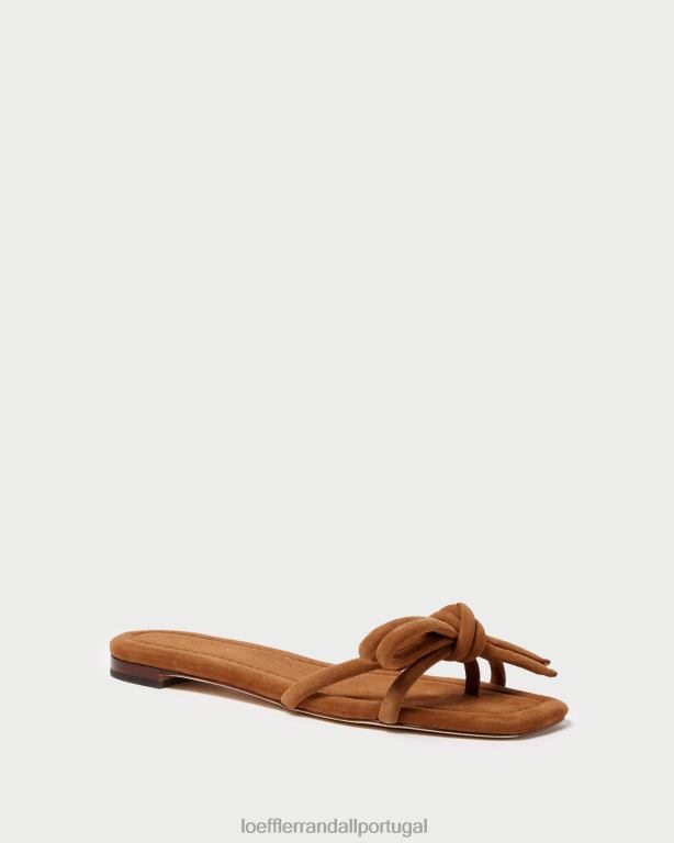 Loeffler Randall mulheres sandália hadley com laço sapato cacau FF0JR105