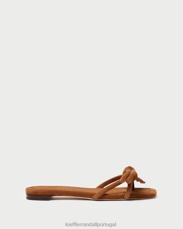 Loeffler Randall mulheres sandália hadley com laço sapato cacau FF0JR105