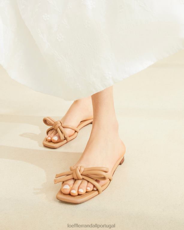 Loeffler Randall mulheres sandália hadley com laço sapato duna FF0JR108