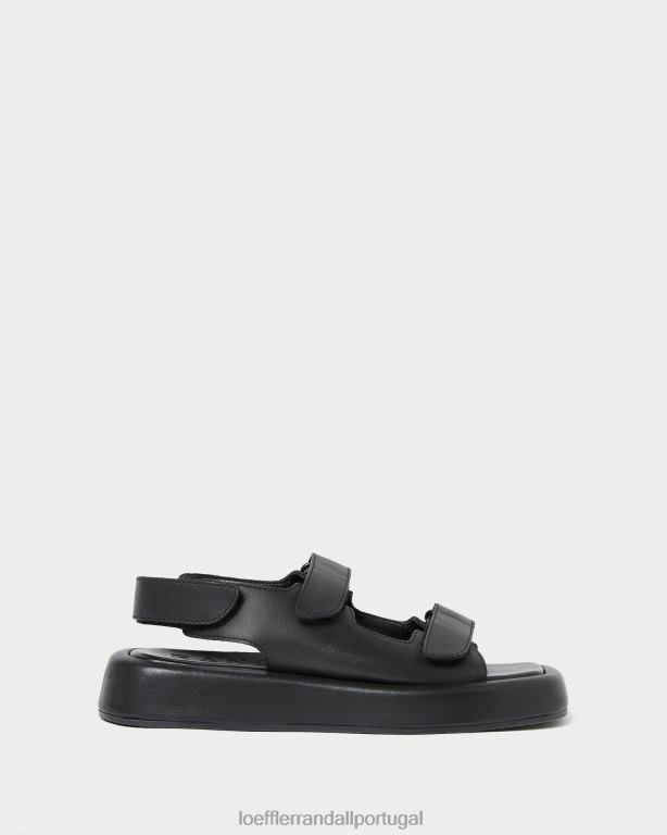 Loeffler Randall mulheres sandália plataforma blaise sapato preto FF0JR133