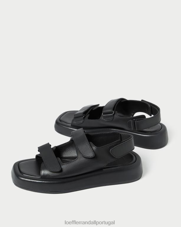 Loeffler Randall mulheres sandália plataforma blaise sapato preto FF0JR133