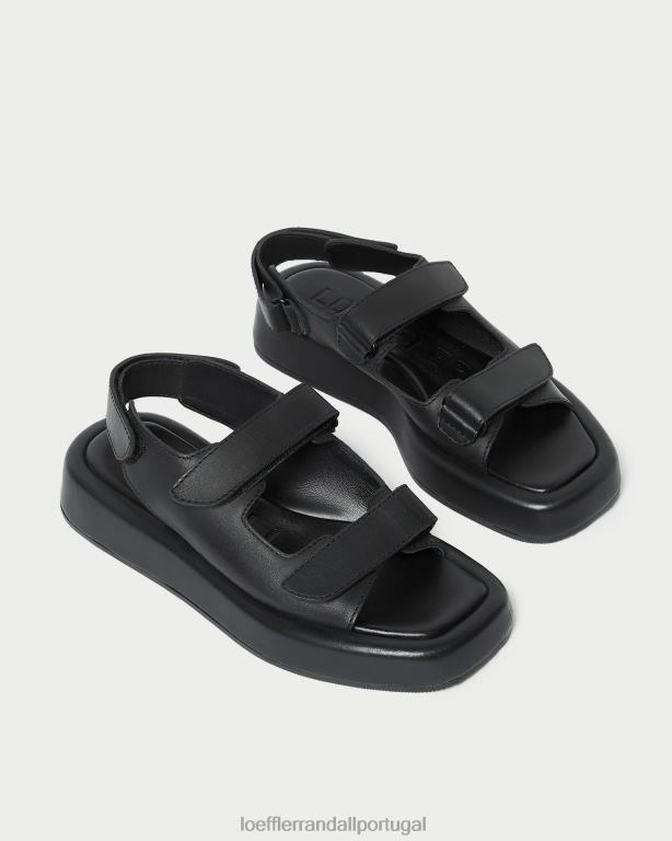 Loeffler Randall mulheres sandália plataforma blaise sapato preto FF0JR133