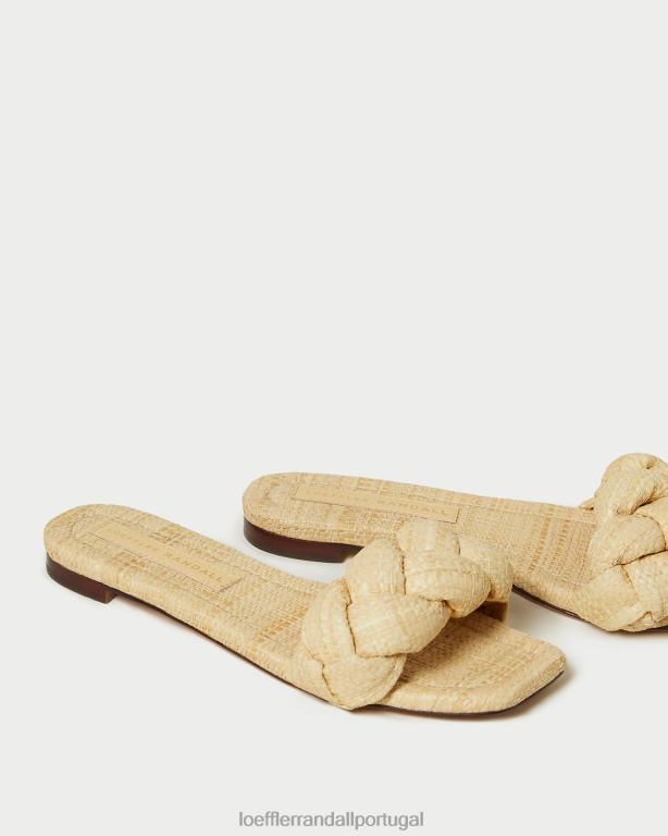 Loeffler Randall mulheres sandália trançada joanna sapato natural FF0JR109