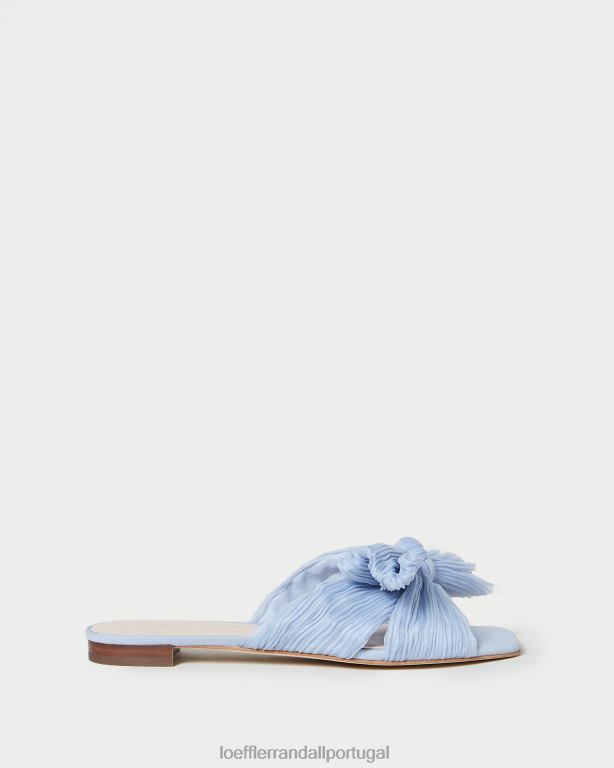 Loeffler Randall mulheres slide de arco daphne sapato azul FF0JR104