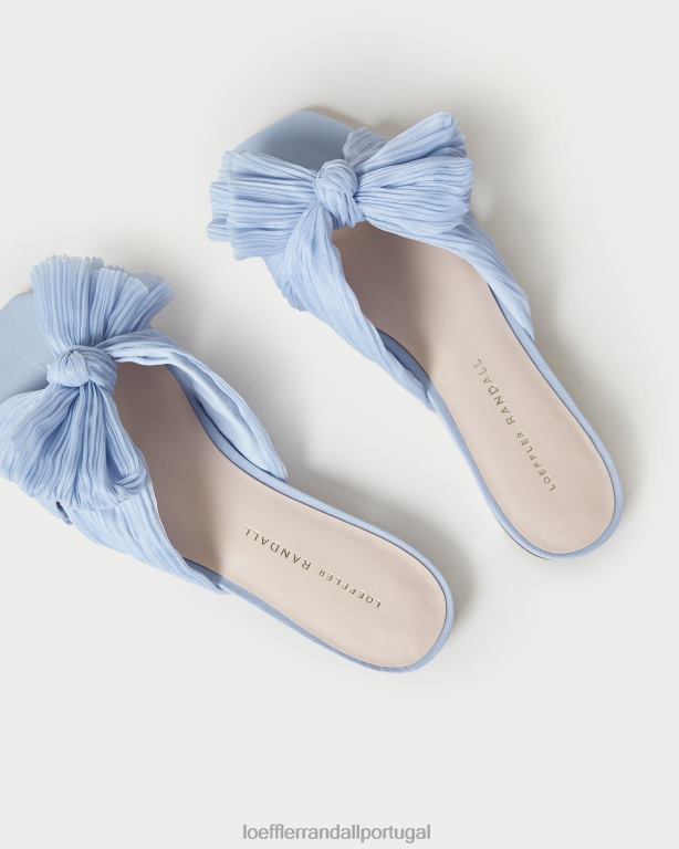 Loeffler Randall mulheres slide de arco daphne sapato azul FF0JR104