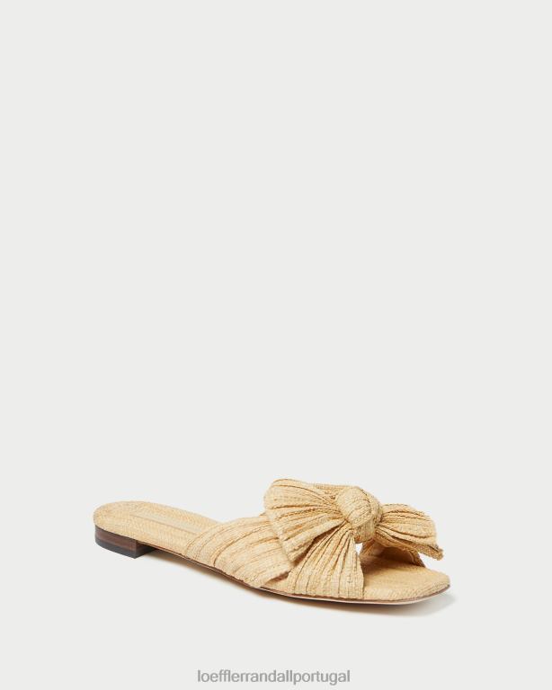 Loeffler Randall mulheres slide de arco daphne sapato natural FF0JR116