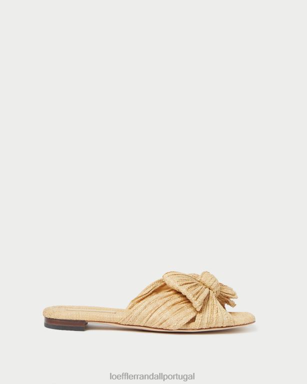 Loeffler Randall mulheres slide de arco daphne sapato natural FF0JR116